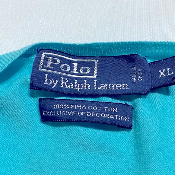 Polo by Ralph Lauren Woman’s size XL.  V-Neck lightweight sweater.  Gently Worn - Picture 4 of 14